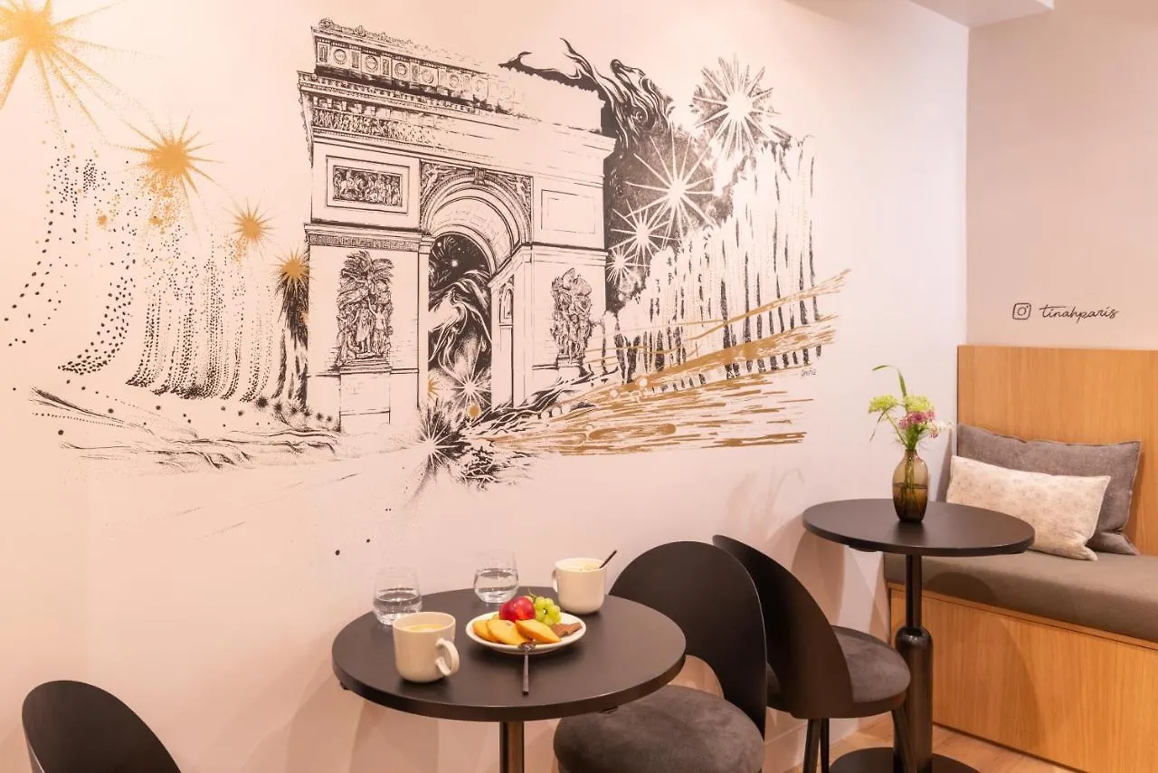 CMG - Boutique Hôtel chambre - 3P - Auteuil/ Michel Ange Couette-café Paris